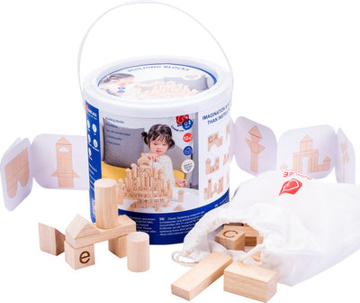 Planches de construction en bois naturel, 84 pcs.