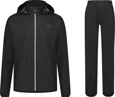 Agu go combinaison de pluie essentielle unisexe - noir - xxl - femme homme - imperméable et respirant