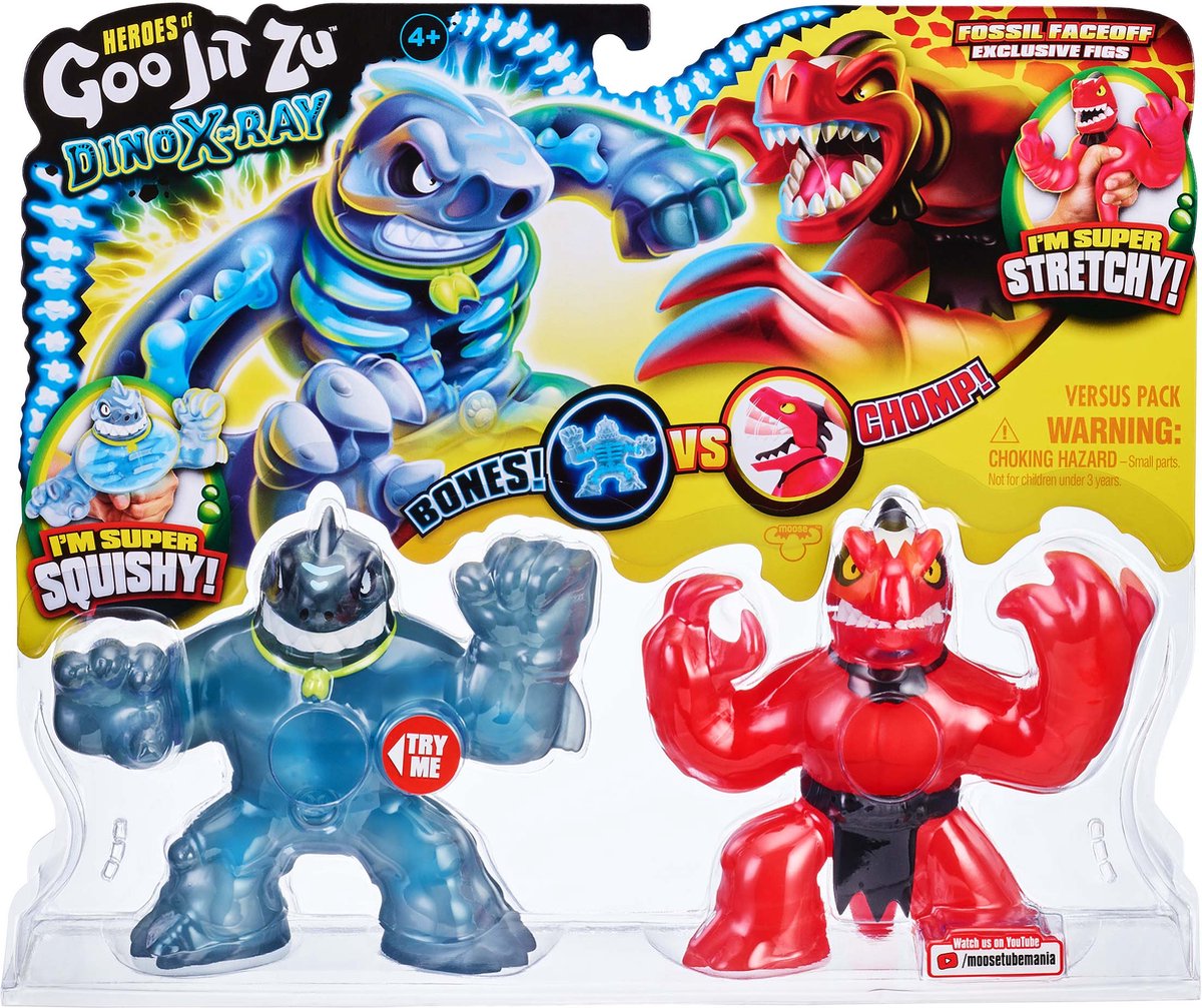 Goo jit zu - dino xray - poubelle vs réparation