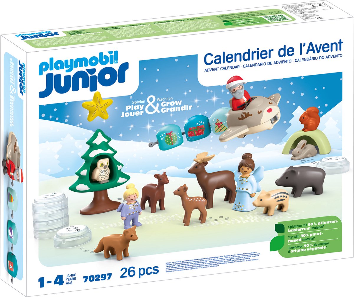 Playmobil Junior Avent Calendar White Christmas 70297