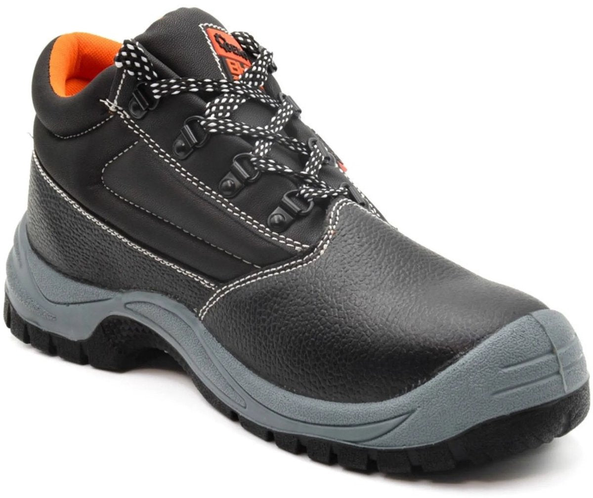 Chaussures de sécurité hautes Geko - s1p - noir - taille 46 - antidérapantes et respirantes