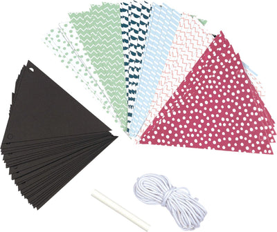 Goki Cardboard Chalk Flag Line, 5m