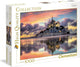 Clementoni - puzzle - 1000 pièces - le magnifique mont saint-michel - puzzle pour adultes - collection haute qualité