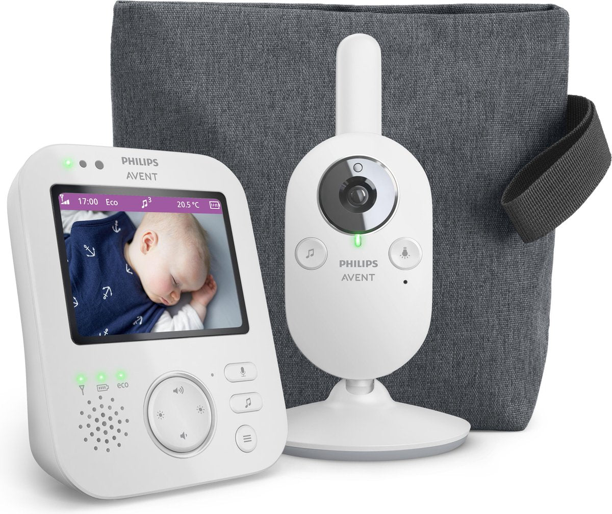 Philips avent - babyphone vidéo - gris clair - babyphone avec caméra - scd892 26