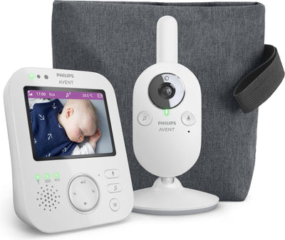 Philips avent - babyphone vidéo - gris clair - babyphone avec caméra - scd892 26