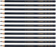 Stabilo all - crayon de couleur spécial - noir - écrit sur presque toutes les surfaces lisses - boîte de 12 pièces