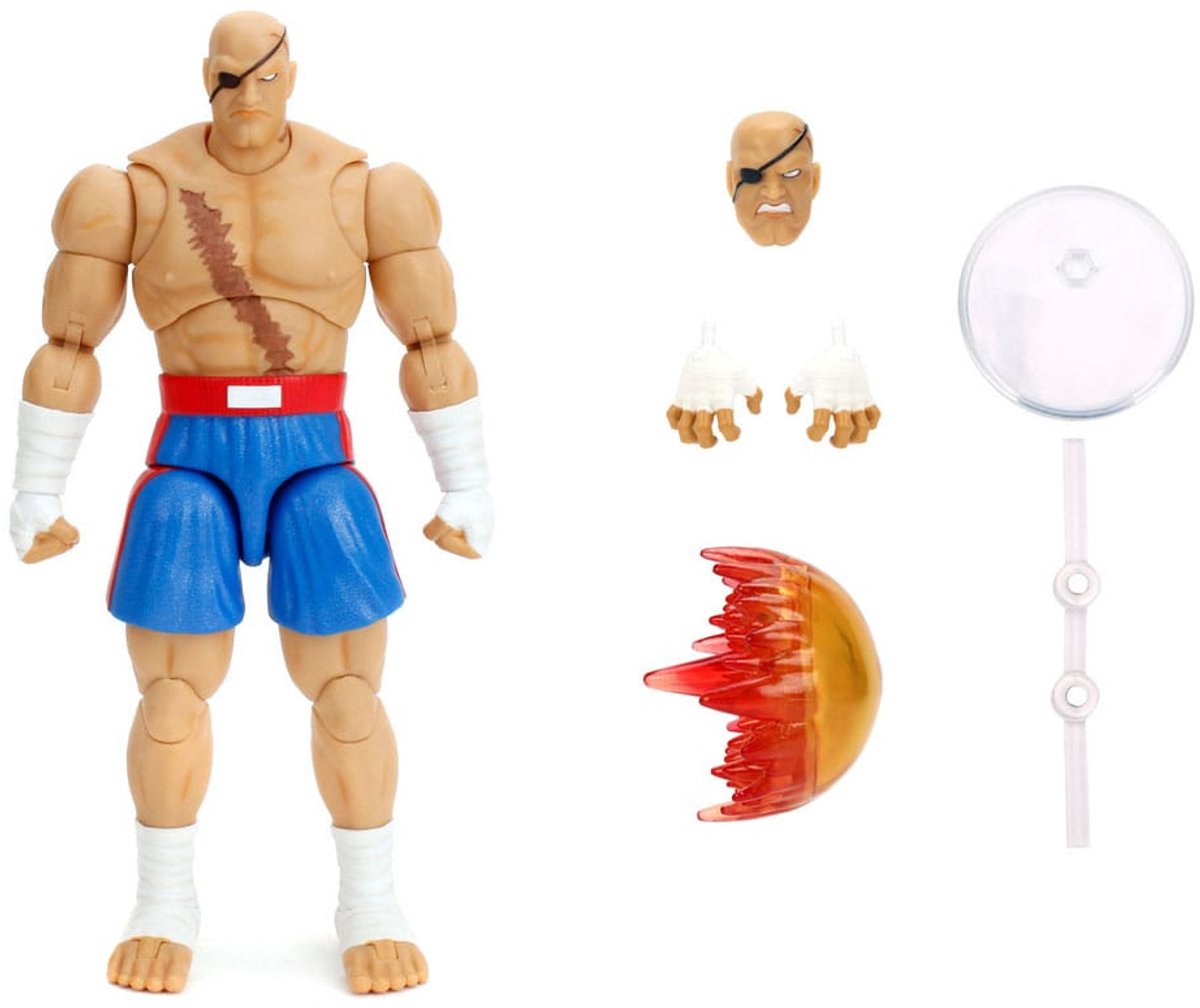 Jada Toys Ultra Street Fighter II : The Final Challengers Action Figurine 1 12 Sagat 19 cm