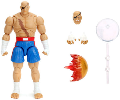 Jada Toys Ultra Street Fighter II : The Final Challengers Action Figurine 1 12 Sagat 19 cm