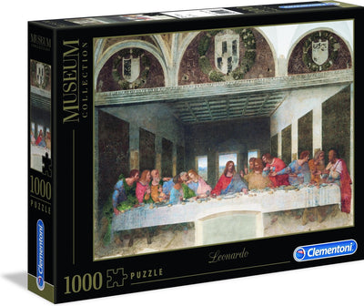 Clementoni - puzzle - 1000 pièces - Leonardo-Cenacolo (musée) - puzzle pour adultes - collection d'art