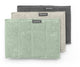 Brabantia chiffons en microfibre pour évier - lot de 3 - 16 x 22 cm - beige doux gris foncé vert jade