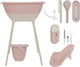 Luma babycare ensemble de bain et de soins luma blush rose