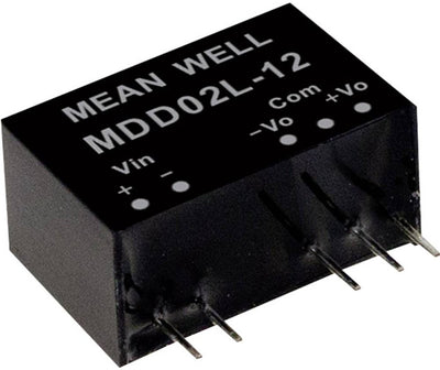 MW Mean Well MDD02N-15 Module convertisseur DC DC 67 MA 2 W Nombre de sorties : 2 x contenu 1 pièce(s)