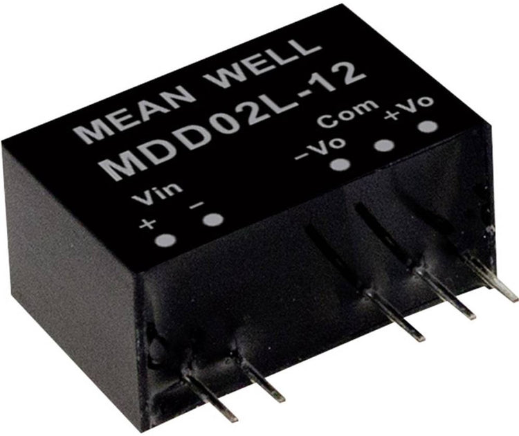 MW Mean Well MDD02N-15 Module convertisseur DC DC 67 MA 2 W Nombre de sorties : 2 x contenu 1 pièce(s)