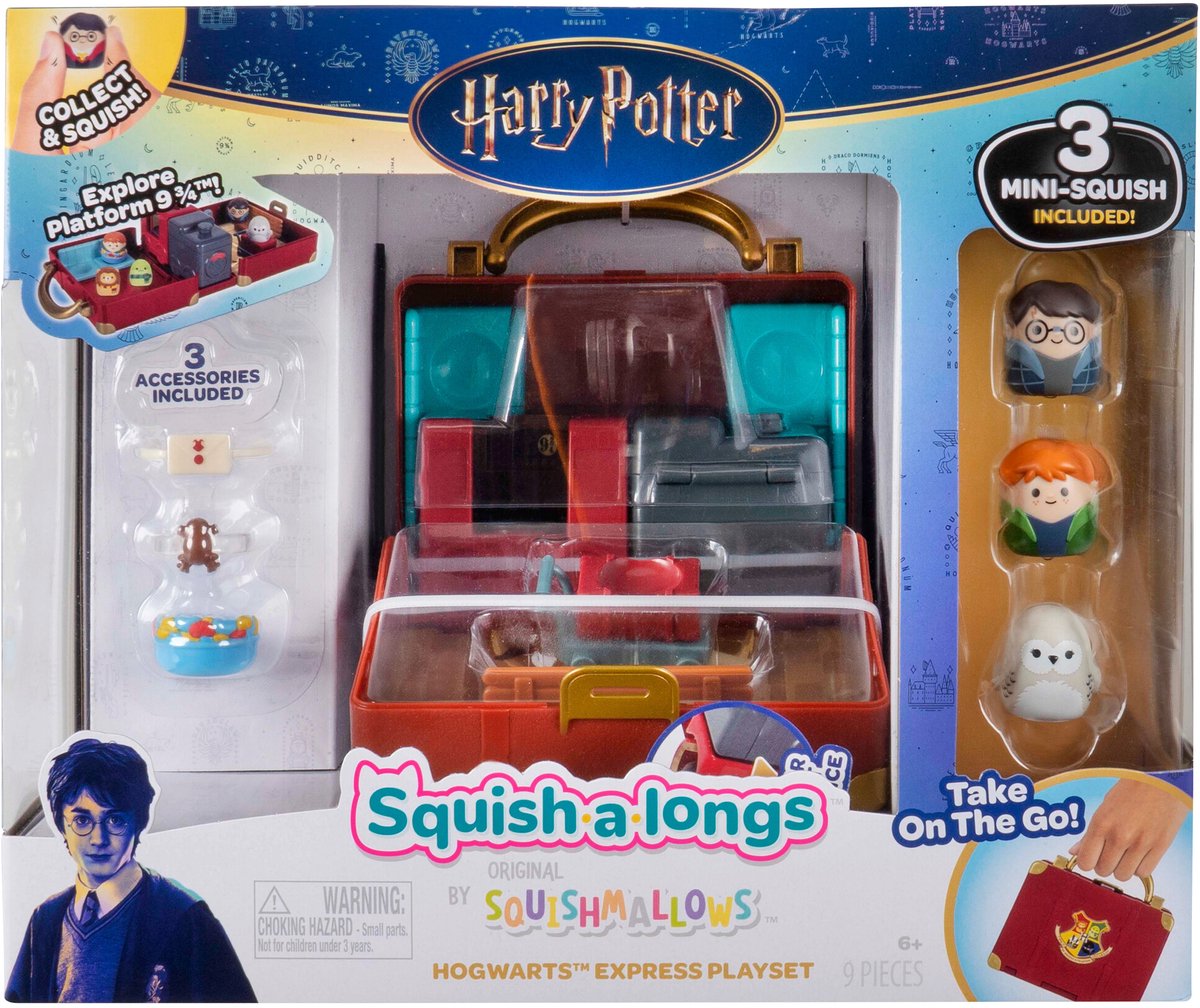 Squishalongs ensemble de jeu Harry Potter Poudlard Express