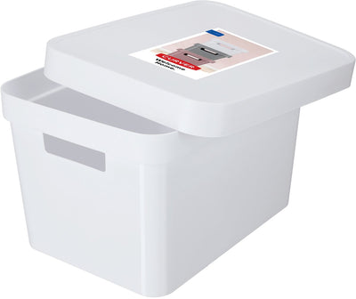 Curver infinity - boîte de rangement - boîte de rangement - panier avec couvercle 1,7l - blanc