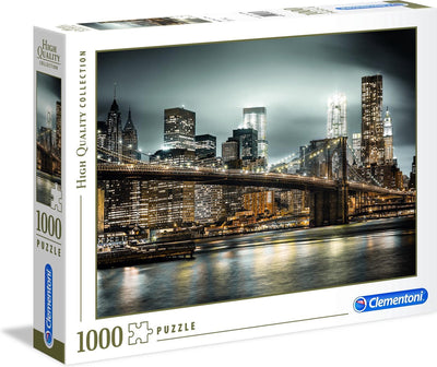 Clementoni - puzzle - 1000 pièces - horizon de New York - puzzle pour adultes - collection de haute qualité
