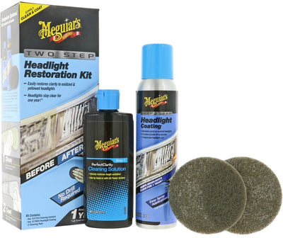 Clarté parfaite de Meguiar - kit de restauration de phares - restauration de phares - kit de polissage de phares - réparation de phares