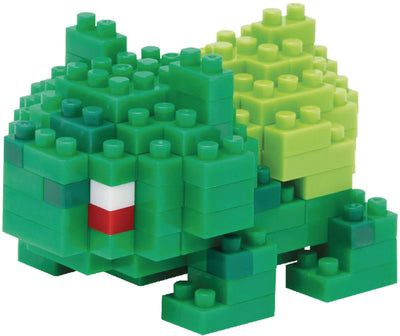 Bandai - nanoblock - bulbasaur - pokémon - mini figurine en brique - jeu de construction - bulbasaur kit de construction de figurine bulbasaur en pixel - nbpm003