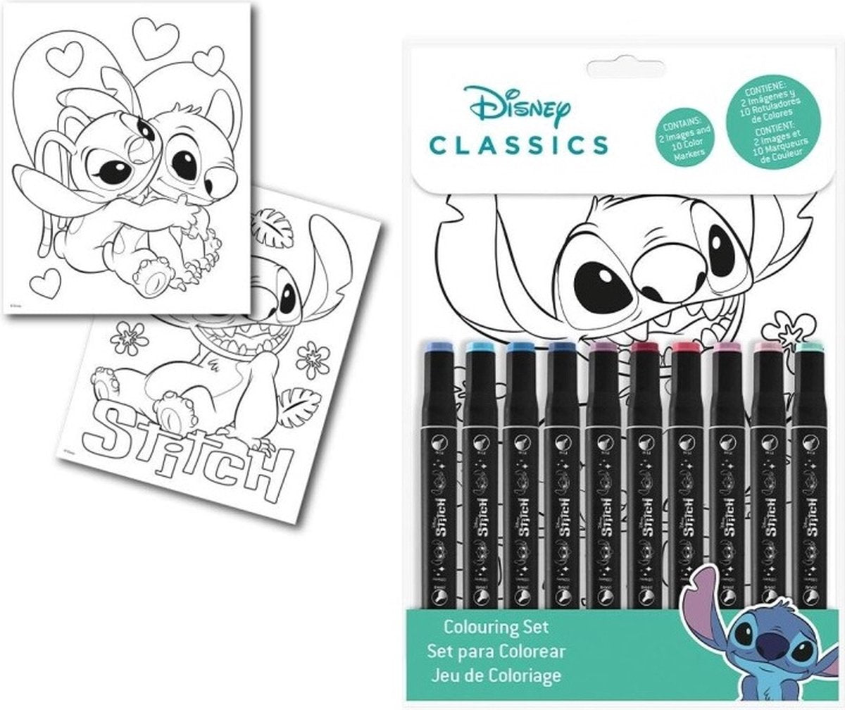 Disney Lilo Stitch - couleur par numéro - - paquet de coloriage - enfants