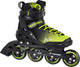 Tempish wox 84 rollers en ligne adultes – roues 4x84mm – rollers fitness – noir vert – taille 43