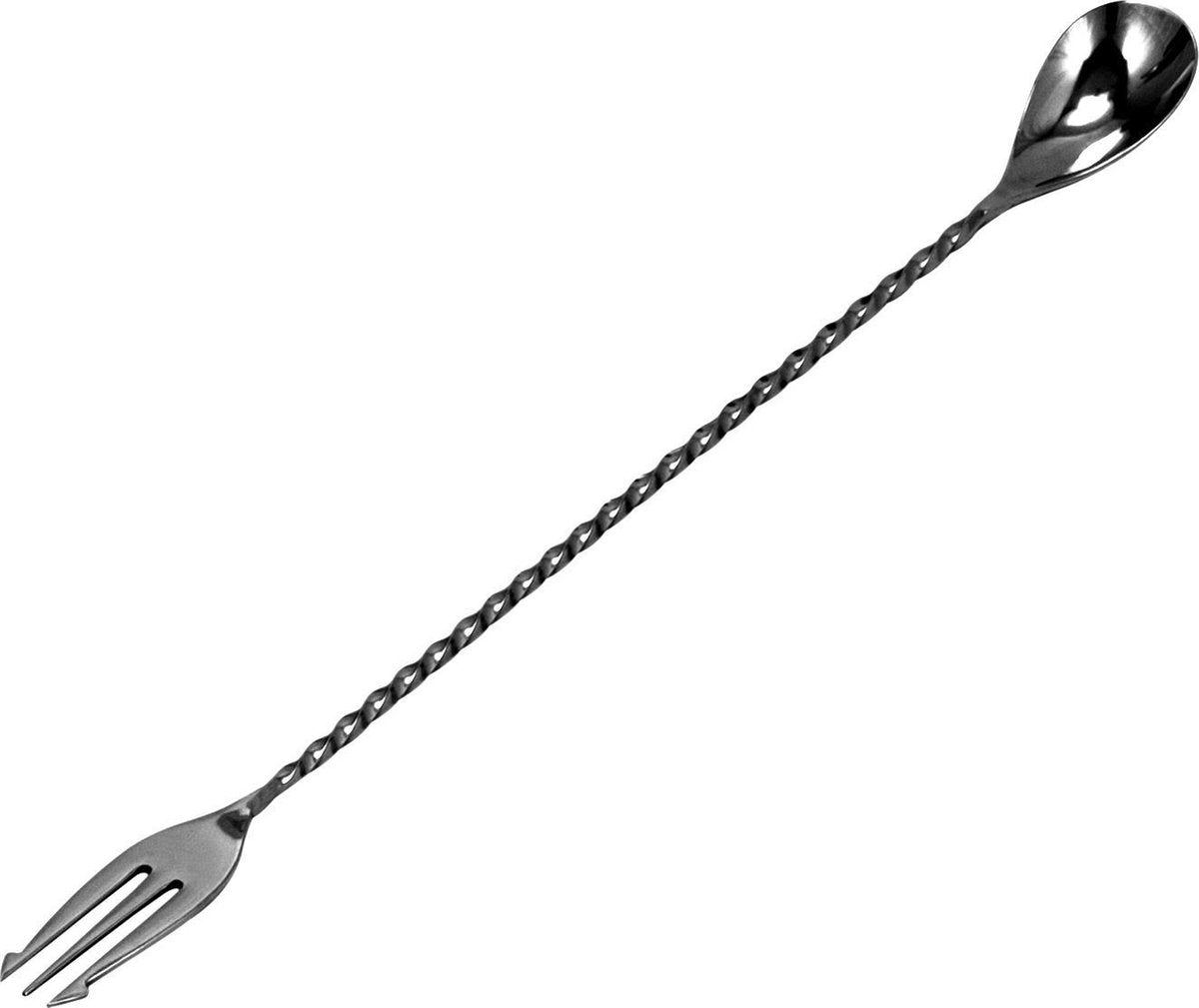 Bar professionnel la collection by tess posthumus cuillère de bar trident - 30 cm - noir