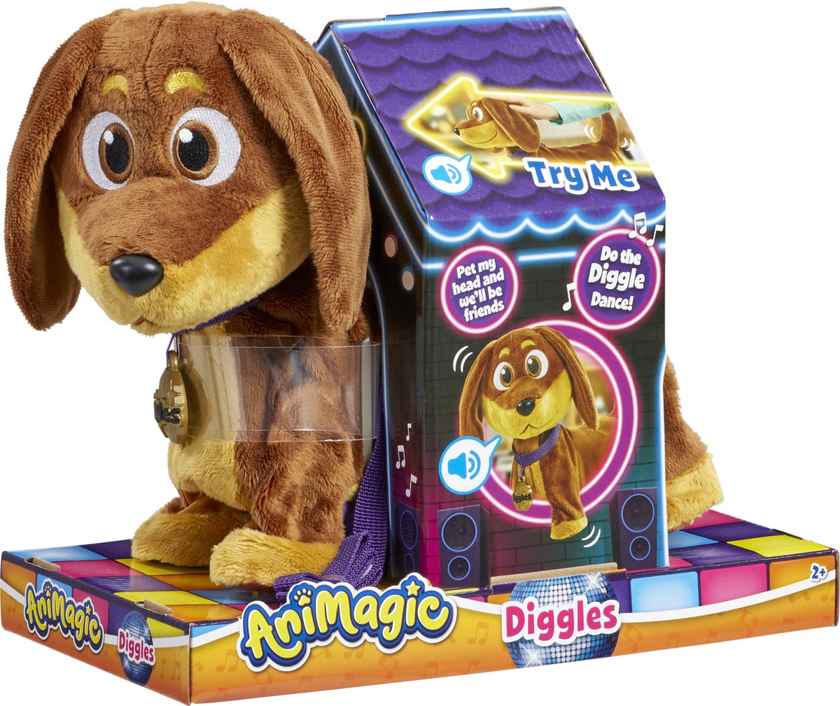Autres marques Animagic Hug Dog Diggles + Sound