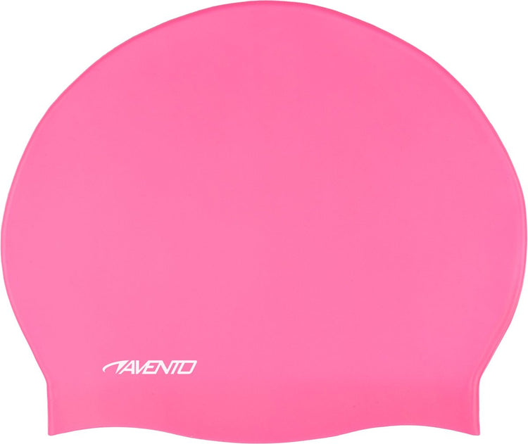 Bonnet de bain antidérapant Avento - enfant - rose - silicone