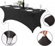 Nappe élastique Greenblue couverture de table de restauration noir, 180x75x75cm, spandex, gb372