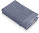 Serviette invité Walra popcorn en coton doux - bleu - 2x 30x50