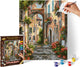 Peinture Skipper par numéros - ruelle de rêve - forfait passe-temps