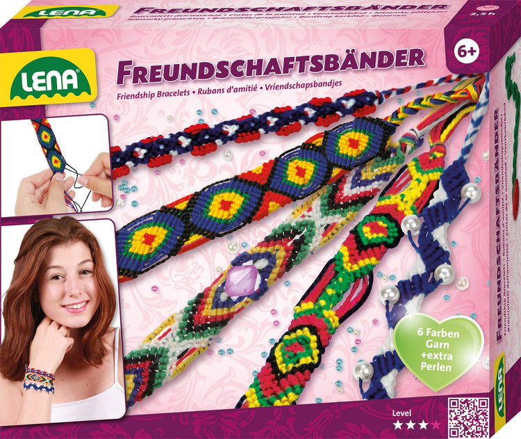 Lena fabrique tes propres bracelets d'amitié filles laine 7 pièces