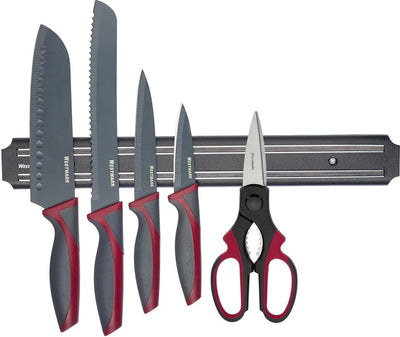 Support à couteaux magnétique Westmark - support magnétique de haute qualité pour maintenir les couteaux de cuisine en place en toute sécurité - ABS, sans BPA