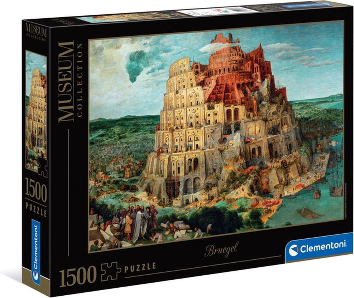 Clementoni - puzzle - 1500 pièces - musée tour de Babel - puzzle pour adultes