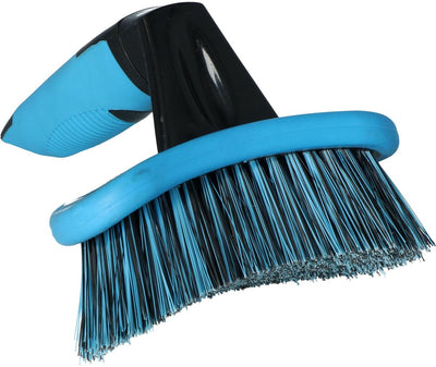 Brosse pour pneus Protecton - élimine la saleté incrustée, le sable et la poussière de frein - peut être utilisée humide et sèche - pare-chocs de protection en caoutchouc - prise ferme et confortable