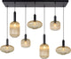 Lucide maloto - lampe suspendue - 7xe27 - ambre