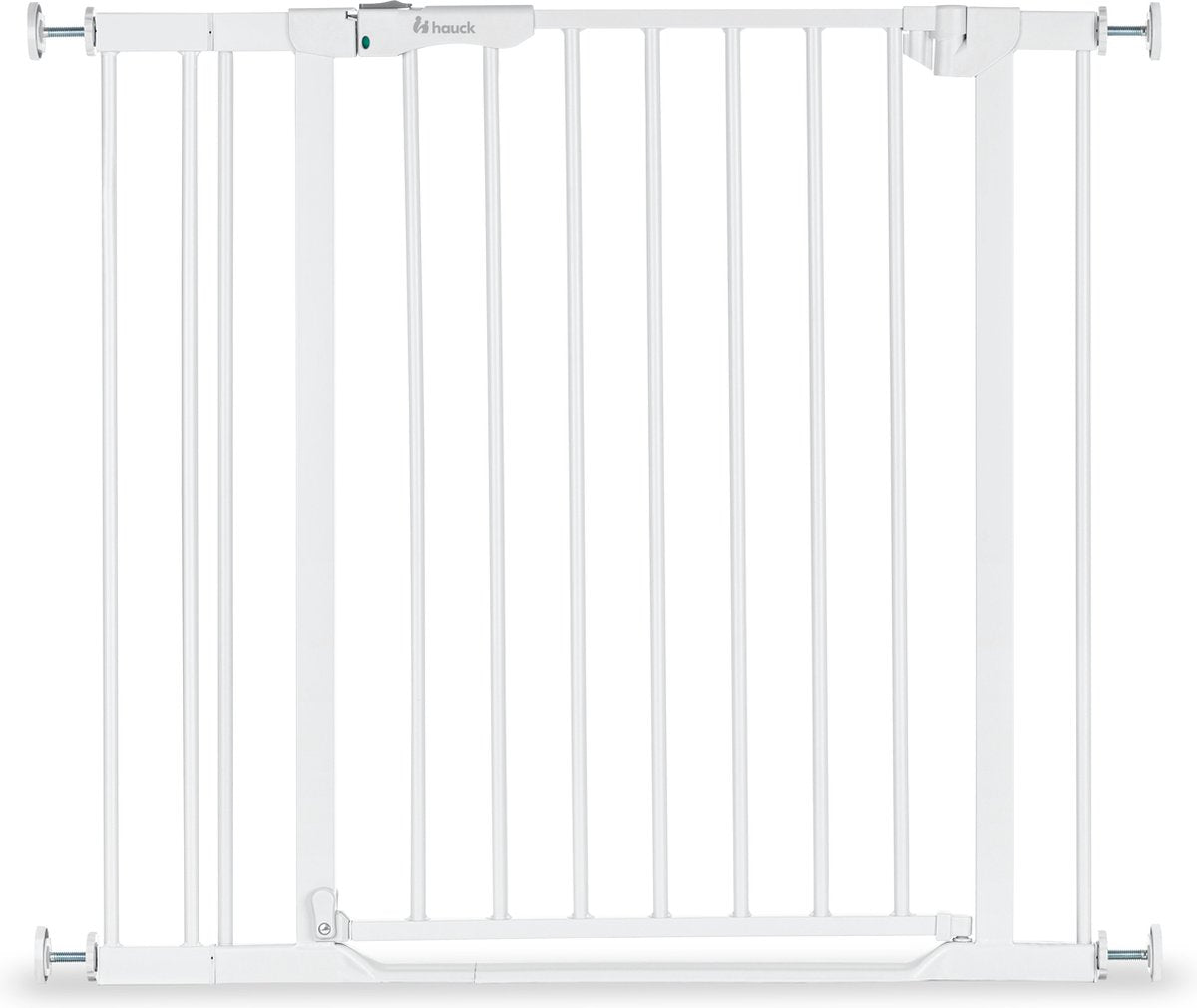 Hauck clear step set 2 barrières d'escalier avec extension de 9 cm - 84 à 89 cm - blanc