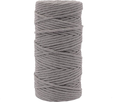 Vaessen creative • corde macramé 3mmx100m gris foncé
