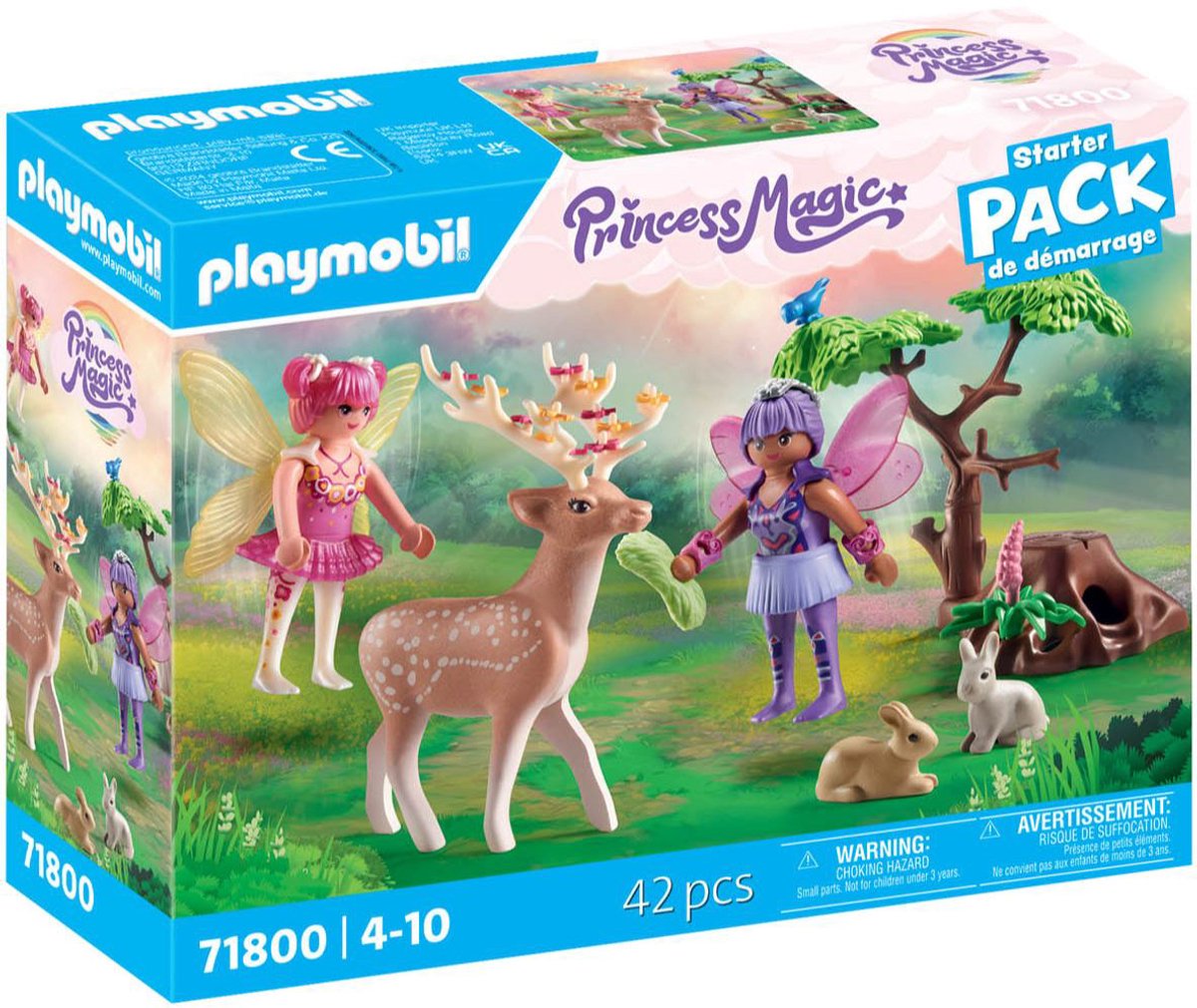 Playmobil 71800 fées avec des animaux forestiers