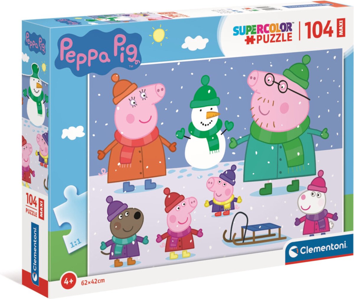 Clementoni Maxi Puzzle Peppa Pig, 104st.