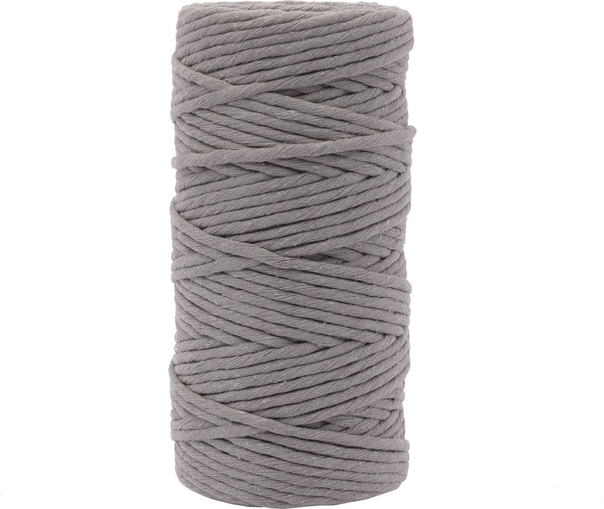 Vaessen creative • corde macramé 3mmx100m gris foncé