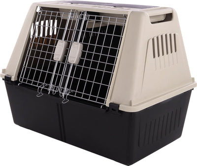 Flamingo tripper - cage de transport chiens - cage de transport tripper gris l 51x82x61cm - 1pc - 122584 - 1pc