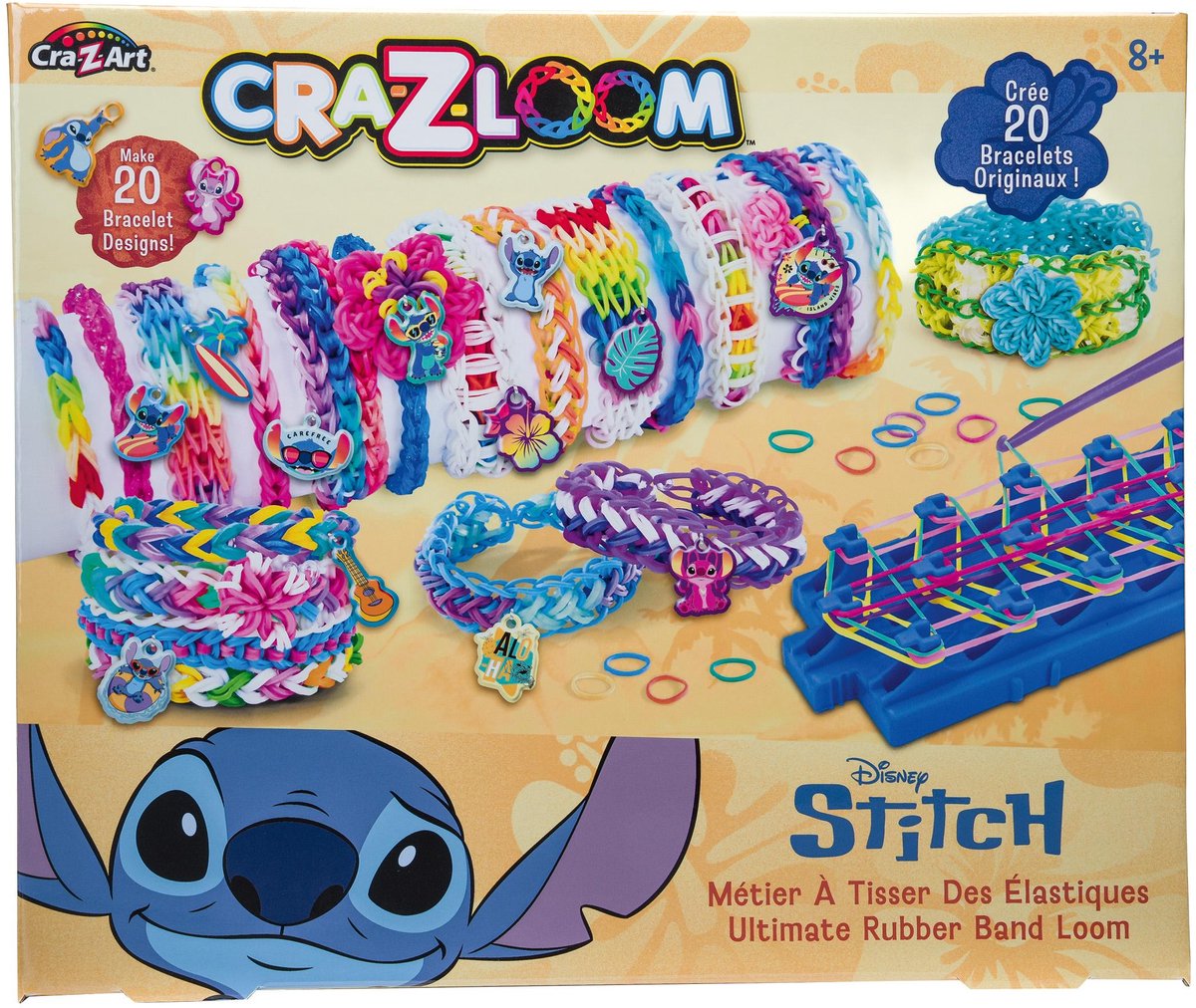 Métier à tisser à bande élastique ultime Lexibook Stitch Crazloom