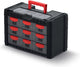 Kistenberg multicase cargo - organisateur d'outils - noir rouge - 9 tiroirs