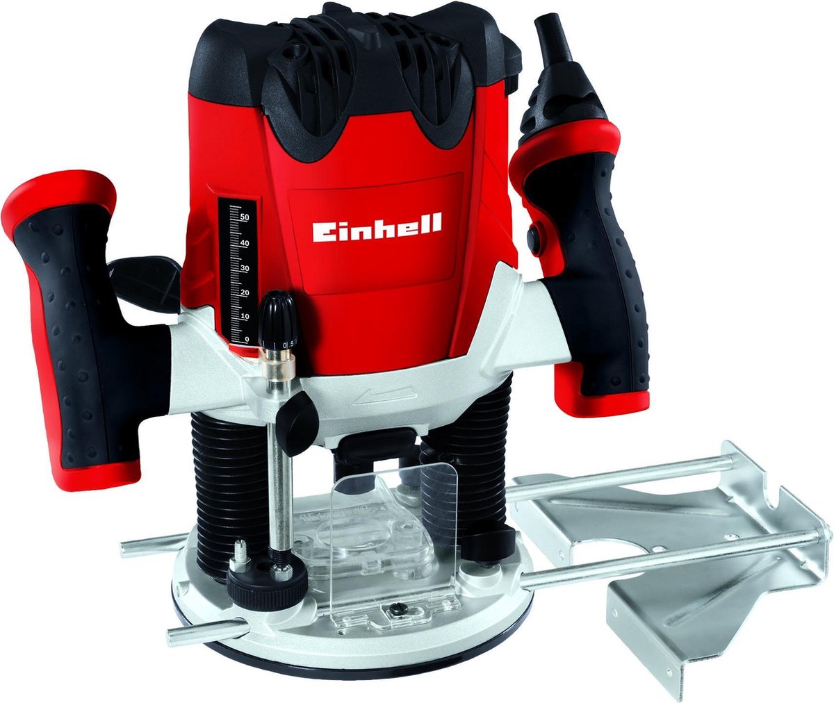 Défonceuse électrique Einhell te-ro 1255 e - 1200 w - pince 6 et 8 mm - contrôle de vitesse - incl. accessoires