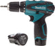 Makita df330dwe cordless drill - 10.8v - 1.3 ah li-ion - incl. 2 piles