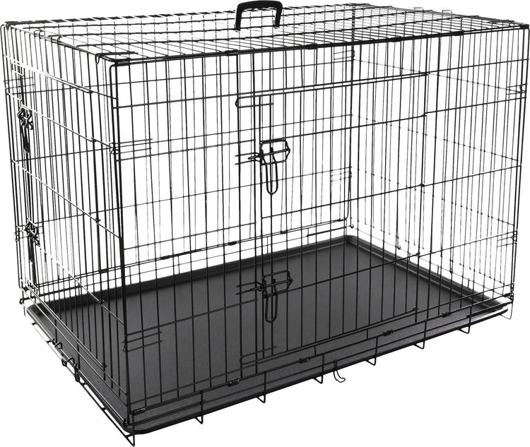 Banc Flamingo avec 2 portes - 109 x 70 x 76 cm noir
