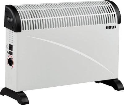Convecteur Noveen ch-5000 avec ventilateur turbo - poêle à convecteur électrique - debout ou suspendu - maximum 2000w - blanc