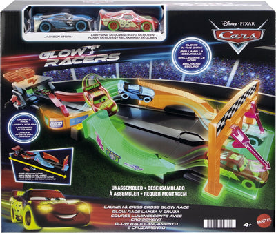 Disney Pixar Cars Disney et Pixar Cars - Voitures de course lumineuses - Criss-Cross - Coffret de jeu de course lumineux