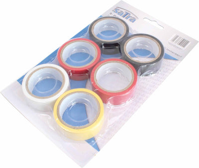 Ruban isolant PVC Satra 19 mm x 5 m | 6 pièces