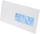 Enveloppe galerie blanche 114x229 bande fenêtre droite 80 grammes 500 pièces